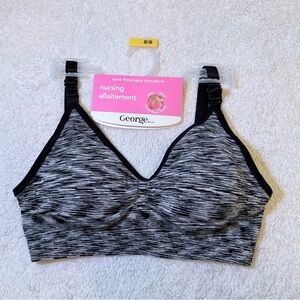 George Black and Gray Nursing Bra